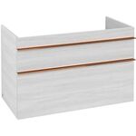 V&B Waschtischunterschrank VENTICELLO 953x590x502mm Griff Copper White Wood