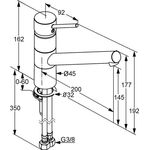 Kludi Spültisch-Einhandmischer SCOPE XL DN 15 chr