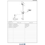 Kludi Brause-Set LOGO 1S Logo Wandstange 600mm chr