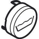 HG Druckknopf Edelmatt Symbol Wanne
