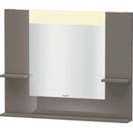 Duravit Spiegel VERO 142x1000x800mm Be flannel grey hochglanz