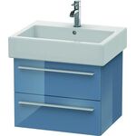 Duravit Waschtischunterbau X-LARGE 443x550x448mm stone blue hochglanz