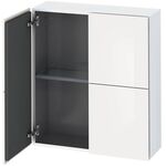 Duravit Halbhochschrank L-CUBE 700x243x800mm basalt matt