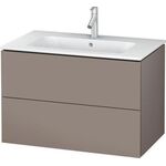 Duravit Waschtischunterbau L-CUBE 820x481x550mm basalt matt