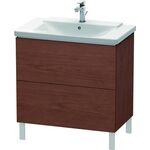 Duravit Waschtischunterbau L-CUBE 820x481x709mm amerikanisch nussbaum