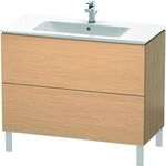 Duravit Waschtischunterbau L-CUBE 1020x481x704mm eiche gebürstet