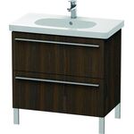 Duravit Waschtischunterbau X-LARGE 800x470x668mm nussbaum gebürstet
