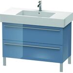 Duravit Waschtischunterbau X-LARGE 1000x470x588mm stone blue hochglanz