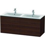 Duravit Waschtischunterbau L-CUBE 1290x481x550mm nussbaum gebürstet