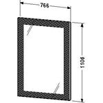 Duravit Spiegel STARCK 1106x766x60mm, Beleuchtung
