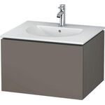 Duravit Waschtischunterbau L-CUBE 514x620x400mm flannel grey seidenmatt