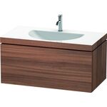 Duravit Möbelwaschtisch DARLING NEW 1000x540mm o ÜL 1 HL nussbaum natur