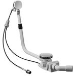 Duravit Ab-/Überlaufgarnitur QUADROVAL m Wanneneinlauf für Shower & Bath chrom