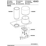 Keuco Doppelhalter EDITION 400 Glas u Lot-sp sw-chr gebü