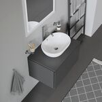Duravit Konsolenunterschrank L-CUBE 400x720x477mm graphit matt