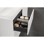 V&B Waschtischunterschrank FINION 1196x591x498mm Glossy White Lacquer