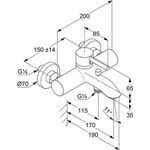 Kludi Waf. u Brause-Einhandmischer BOZZ DN 15 ma-sw