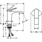 HG EH-WT-MI VIVENIS 110 ohne Ablaufgarnitur mattweiss