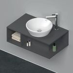 Duravit Waschtischunterbau Compact D-NEO 1 of Fach 260x800x480mm graphit matt