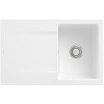 V&B Spüle SILUET 45 800x510mm Handbet. stone whote C+