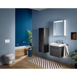 Duravit Wand-WC DURASTYLE Basic Compact 480mm, tiefspüler, rimless weiß