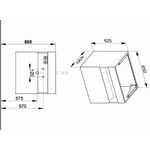 Keuco Waschtischunterbau STAGELINE 650x625x490mm vulkanit