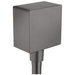 Anschlusswinkel FixFit eckig AXOR KS m Rückflussv. brushed black chrome