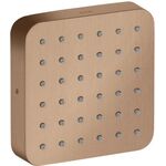 Brausemodul AXOR CITTERIO E DN 15, Unterputz 12x12 brushed red gold