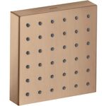 Brausemodul AXOR STARCK SHOWERCOLLECTION DN 15, 12x12 brushed red gold