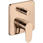 Einhebel-Wannenmischer AXOR CITTERIO M UP m integ Sich-kom polished red gold