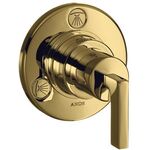Ab-/Umstellventil AXOR CITTERIO T/Q UP m Hebelgriff polished gold optic