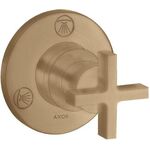 Ab-/Umstellventil AXOR CITTERIO T/Q UP mit Kreuzgriff brushed bronze