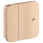 Abstellventil AXOR ONE DN 15, Unterputz polished red gold