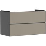 HG Waschtischunterschrank Xevolos E 980x555x475mm Ko sch-gr ma Fr bro Struk