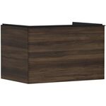 HG Waschtischunterschrank Xelu Q 780x485x550mm NB du Griff mattschwarz