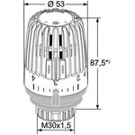 HEIMEIER Thermostat-Kopf K Standard - VPE: 20