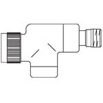OV Thermostatventil Baureihe E Axial, DN 15, 1/2Zoll, PN 10 weiß