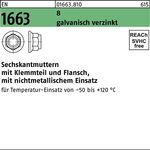 Sechskantmutter EN 1663 Klemmteil/Flansch M16 8 galv.verz. 100 Stück - VPE: 100