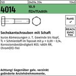 Sechskantschraube ISO 4014 Schaft M12x65 10.9 flZnnc 480h-L 50St. - VPE: 50
