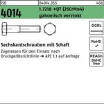 Sechskantschraube ISO 4014 Schaft M24x150 1.7218 +QT (25CrMo4) galv.verz. 10St. - VPE: 10