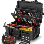 Werkzeugkoffer Robust45 Elektro 63-tlg.Koffer a.schlagfestem PP f.Elektriker