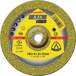 Schruppscheibe A 24 Extra D150xS6mm gekr.STA Bohr.22,23mm KLINGSPOR - VPE: 10
