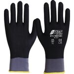 Handschuhe SKIN FLEX C Gr.9 grau/schwarz EN 388 II Strick m.Beschichtung NITRAS - VPE: 12