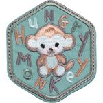 hungry monkey grün