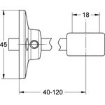Grohe Wandschelle chr