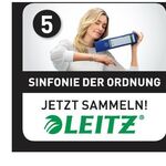 Leitz Register 12930000 DIN A4 1-10 volle Höhe PP farbig/transparent