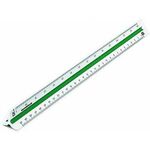 RUMOLD Dreikantmaßstab 150/1/30 Architekt 1 30cm Kunststoff weiß