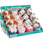 Sleeping Pets 12cm, 4 Designs sort. im D