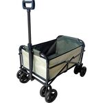 OA Bollerwagen beige/olivgrün 77x53x92cm