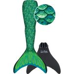 Fin Fun Meerjungfrau Mermaidens grün S/M